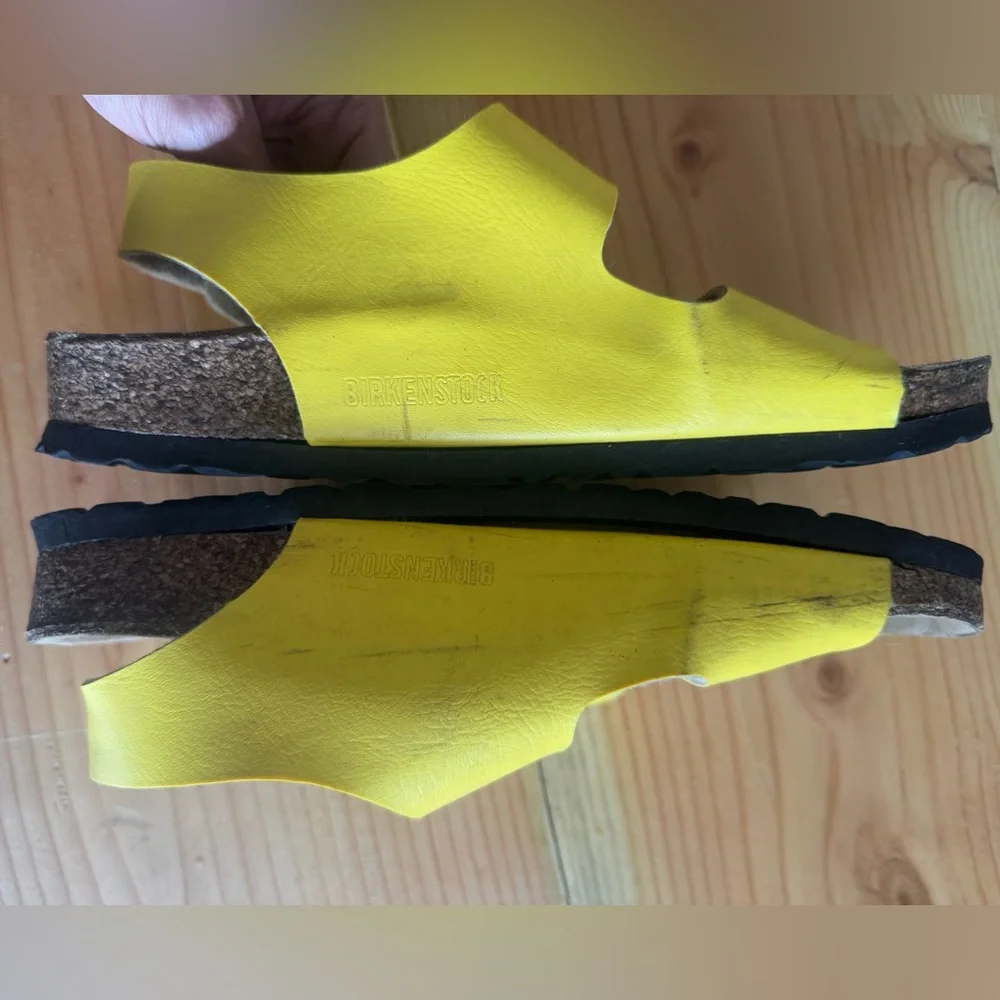 Birkenstock Milan Sandal - Yellow - Size EU 40 - Picture 3 of 6